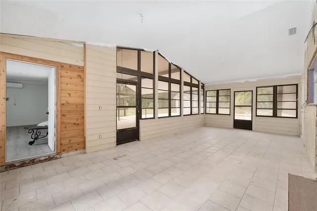 a view of an empty room