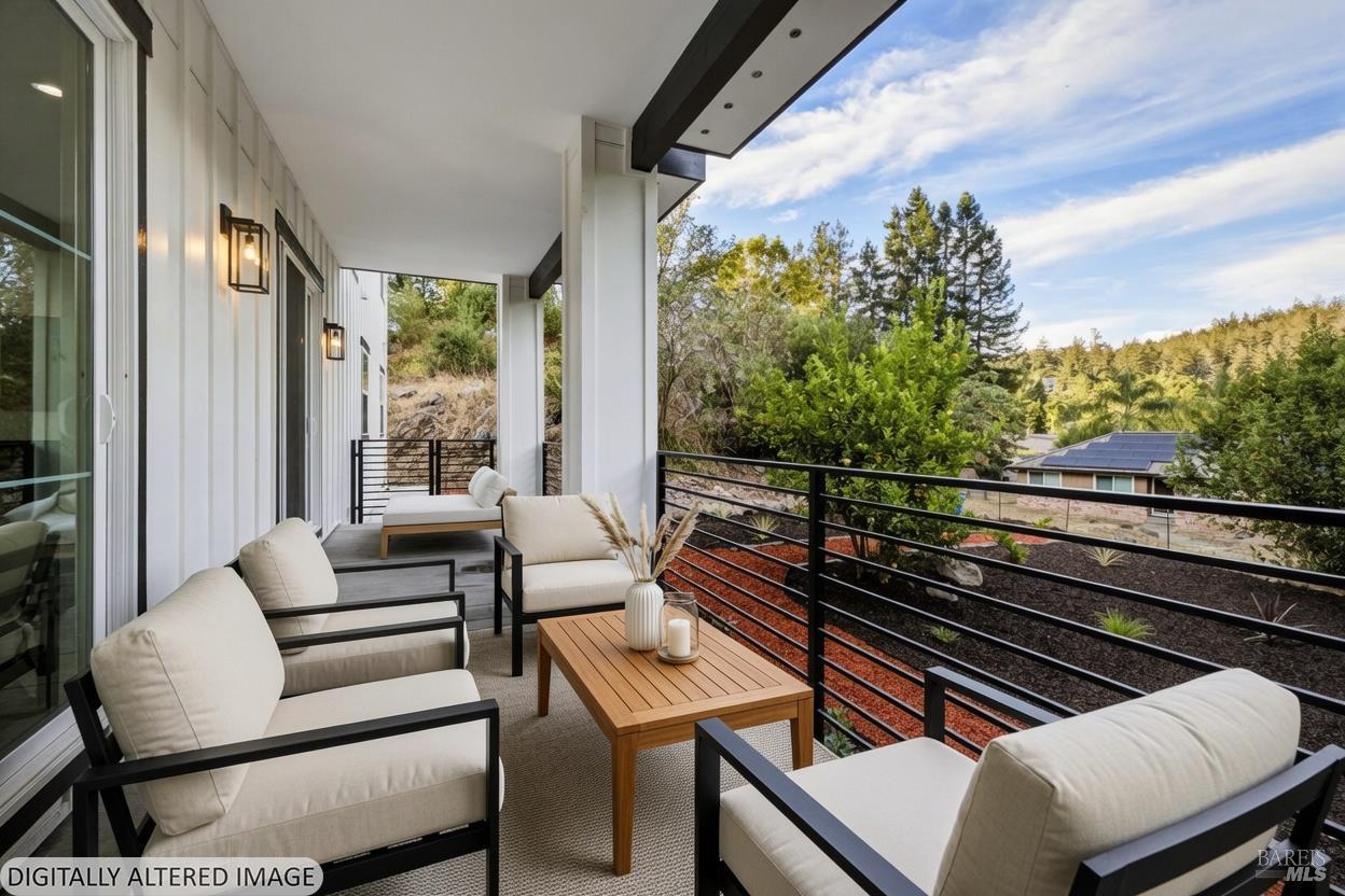 3441 Castlerock Court Santa Rosa, CA 95404 - Photo 56 of 65 main level back balcony