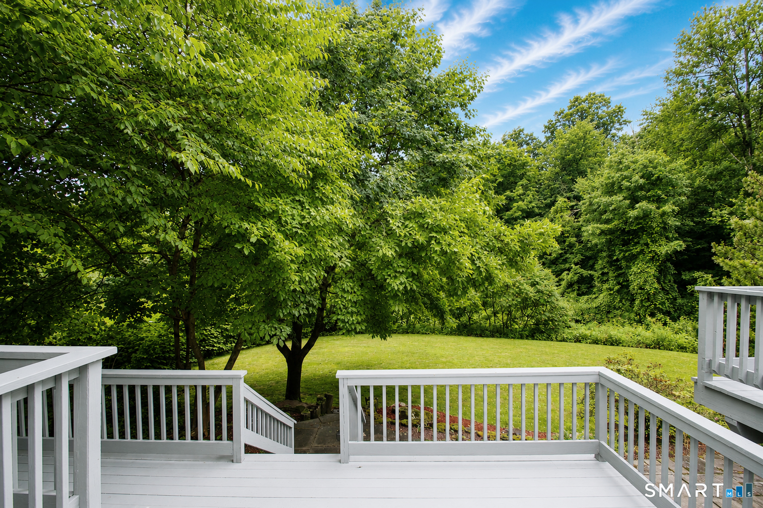 352 Center Street Wolcott, CT 06716 - Photo 5 of 40 a view of a roof deck with wooden floor and fence