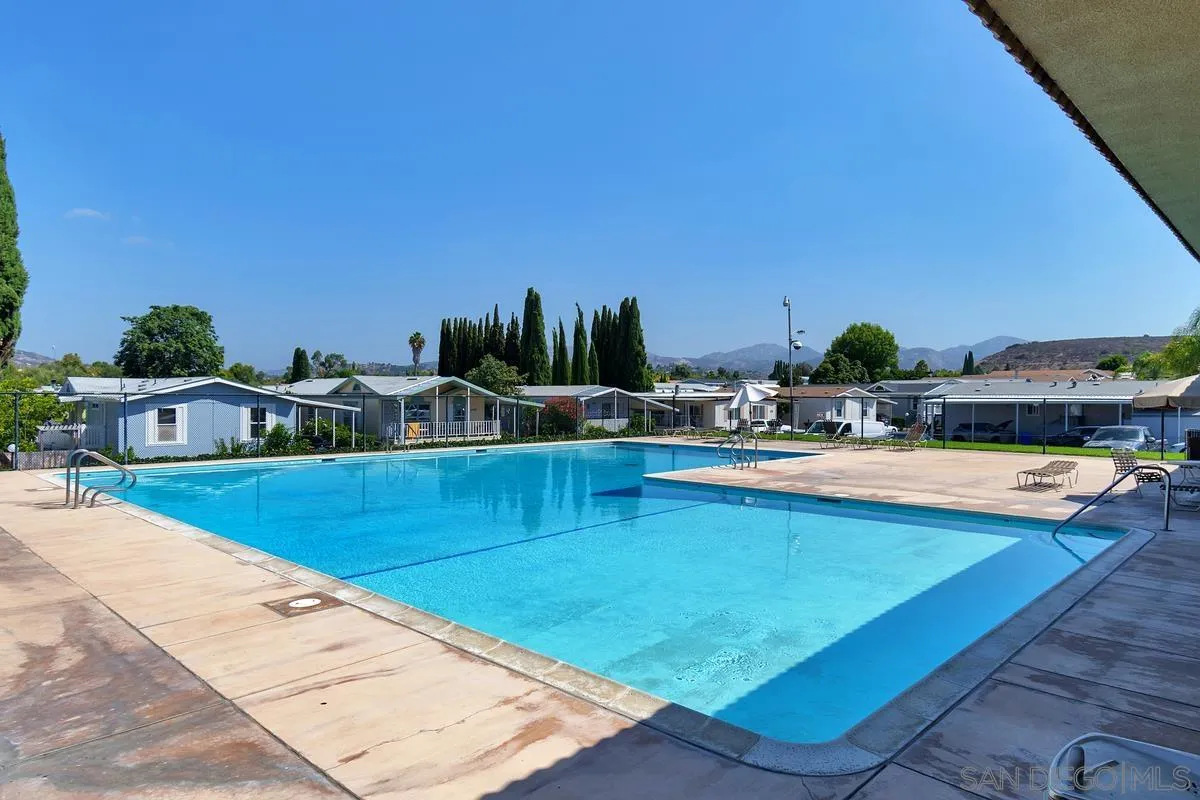 13335 Buena Vista Poway, CA 92064 - Photo 26 of 26 a view of swimming pool with outdoor seating and plants