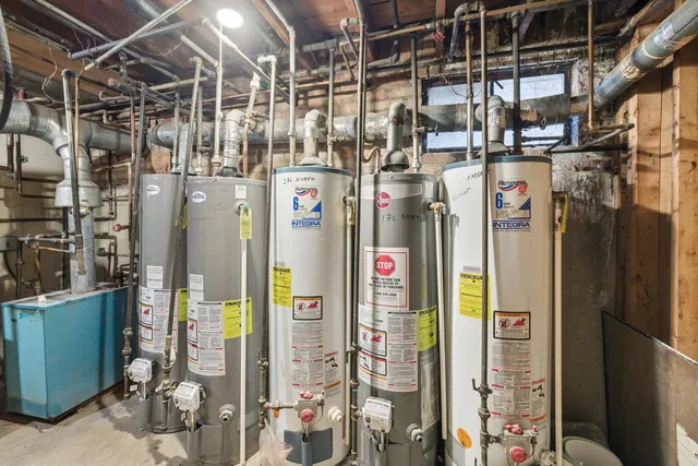 a view of a storage room