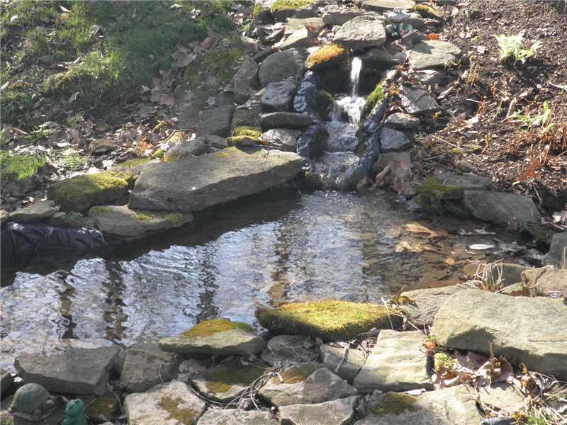 341 Crooks Road Apollo, PA 15613 - Photo 14 of 16 Yard/Garden. Sping originated in a early 20th century spring house. Ideal to enlarge into pond, series of falls, etc. Water is clean and very, very cold.