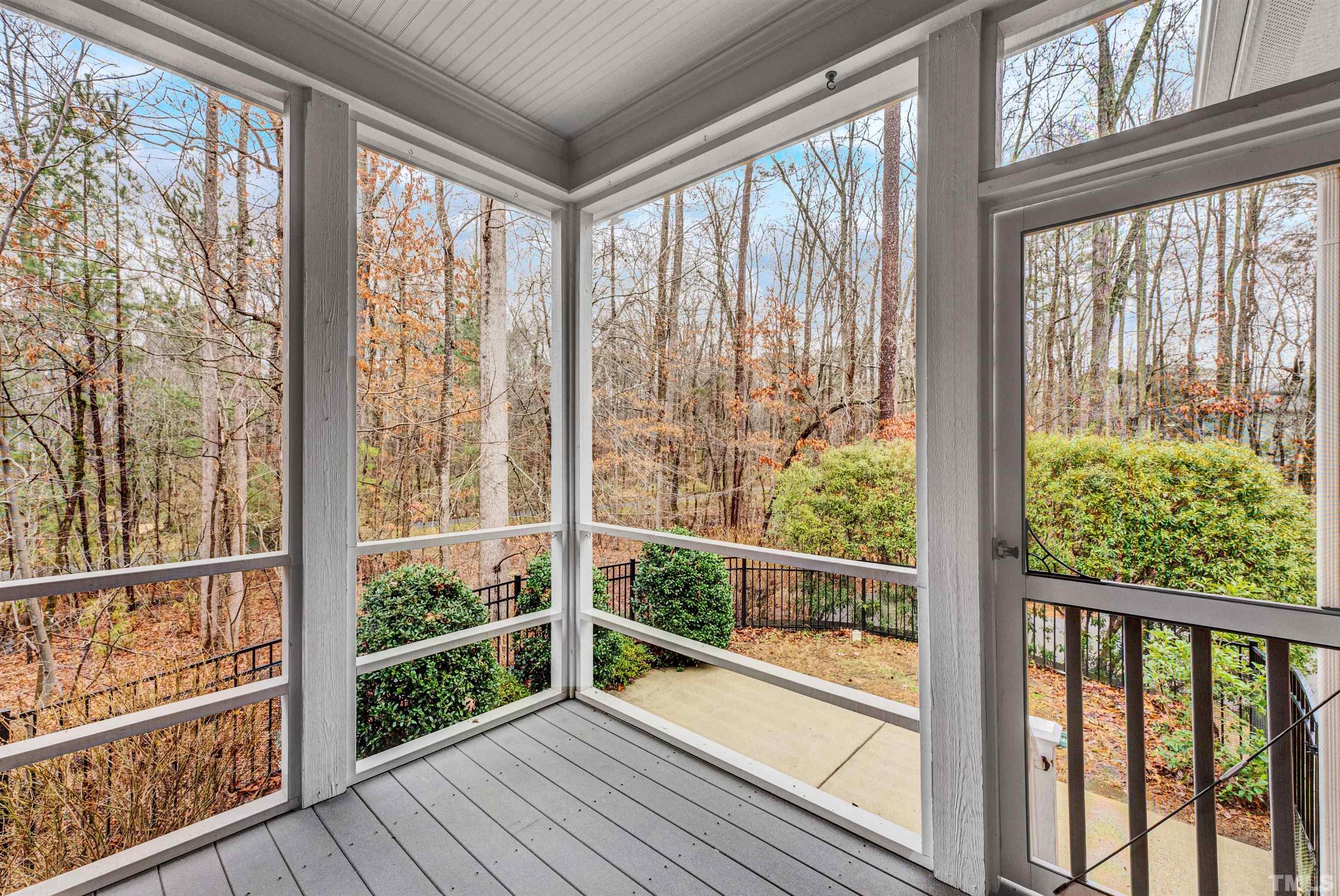 1201 Town Side Drive Apex, NC 27502 - Photo 20 of 40 a view of a balcony with wooden floor