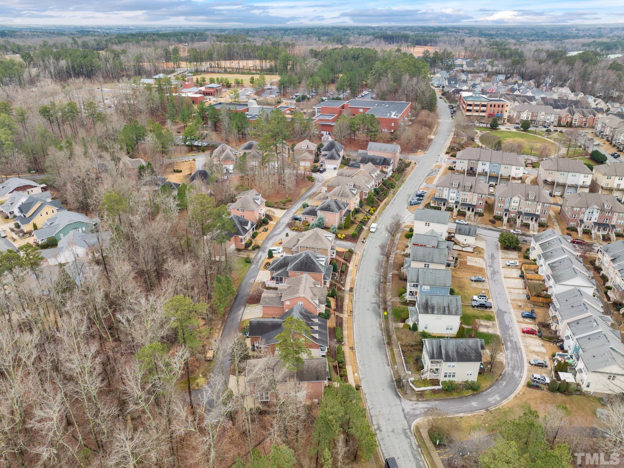 1201 Town Side Drive Apex, NC 27502 - Photo 40 of 40 a view of a city with tall buildings