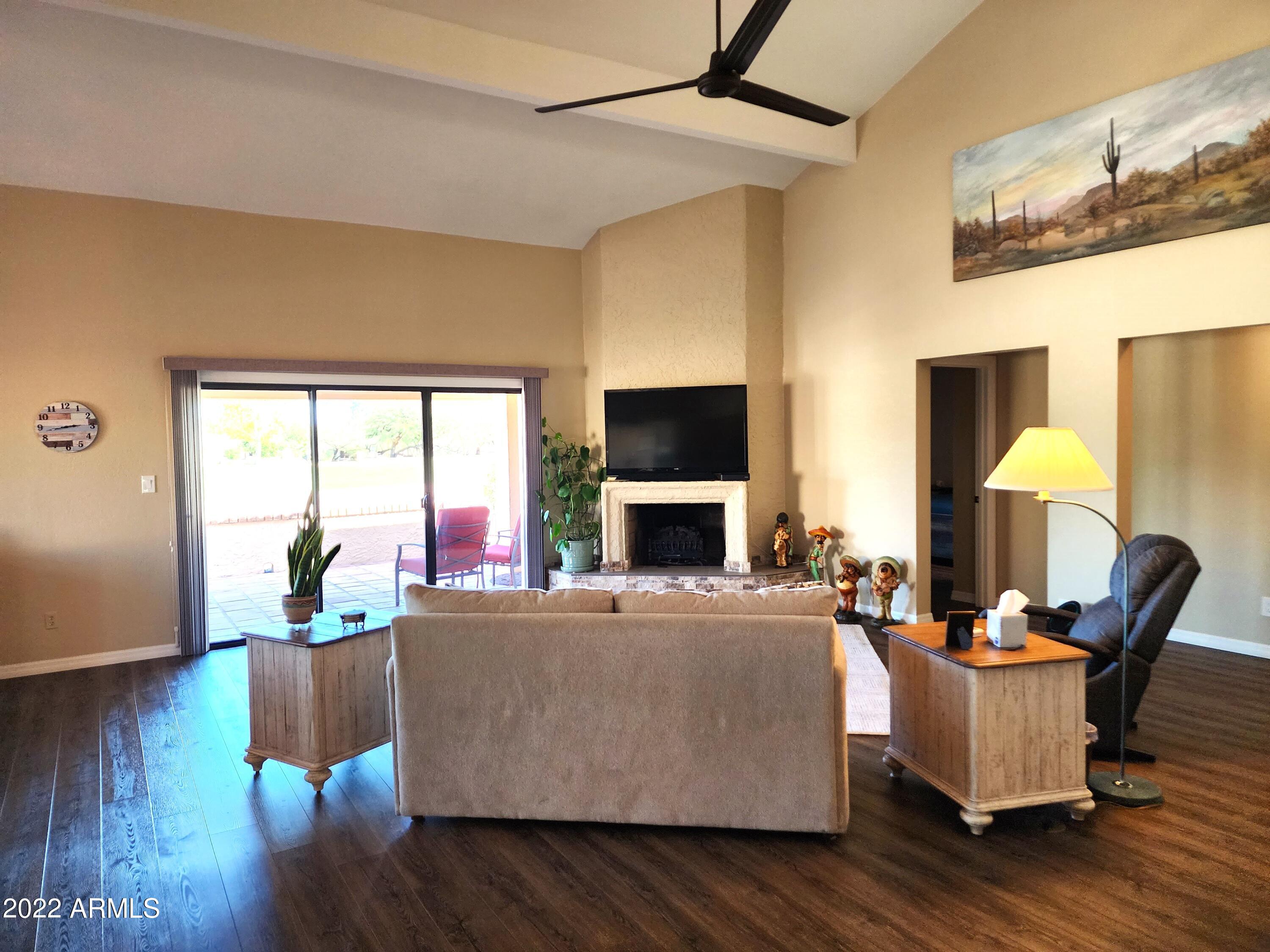 26409 North Arroyo Way Rio Verde, AZ 85263 - Photo 3 of 40 Great Room with fireplace