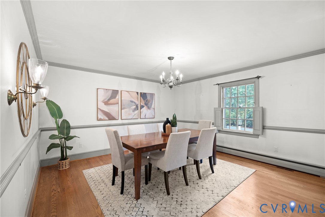 4501 Menokin Road Richmond, VA 23225 - Photo 8 of 42 Formal dining space featuring hardwood flooring, c