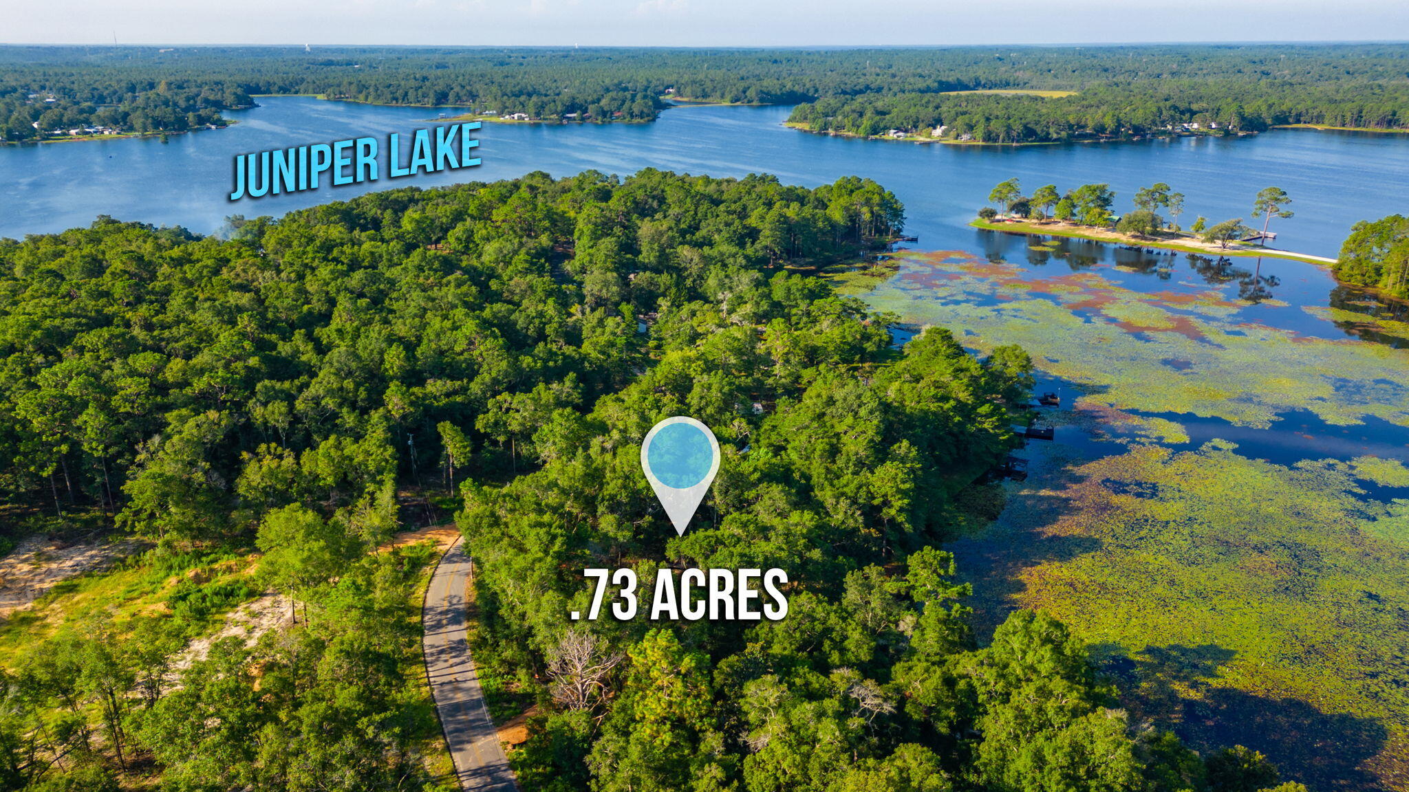 615 Squirrel Road DeFuniak Springs, FL 32433 - Photo 1 of 9 a view of a lake with a house in the background