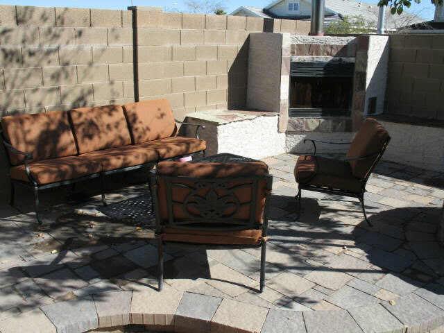 14946 West Charter Oak Road Surprise, AZ 85379 - Photo 4 of 5 Outside Fireplace