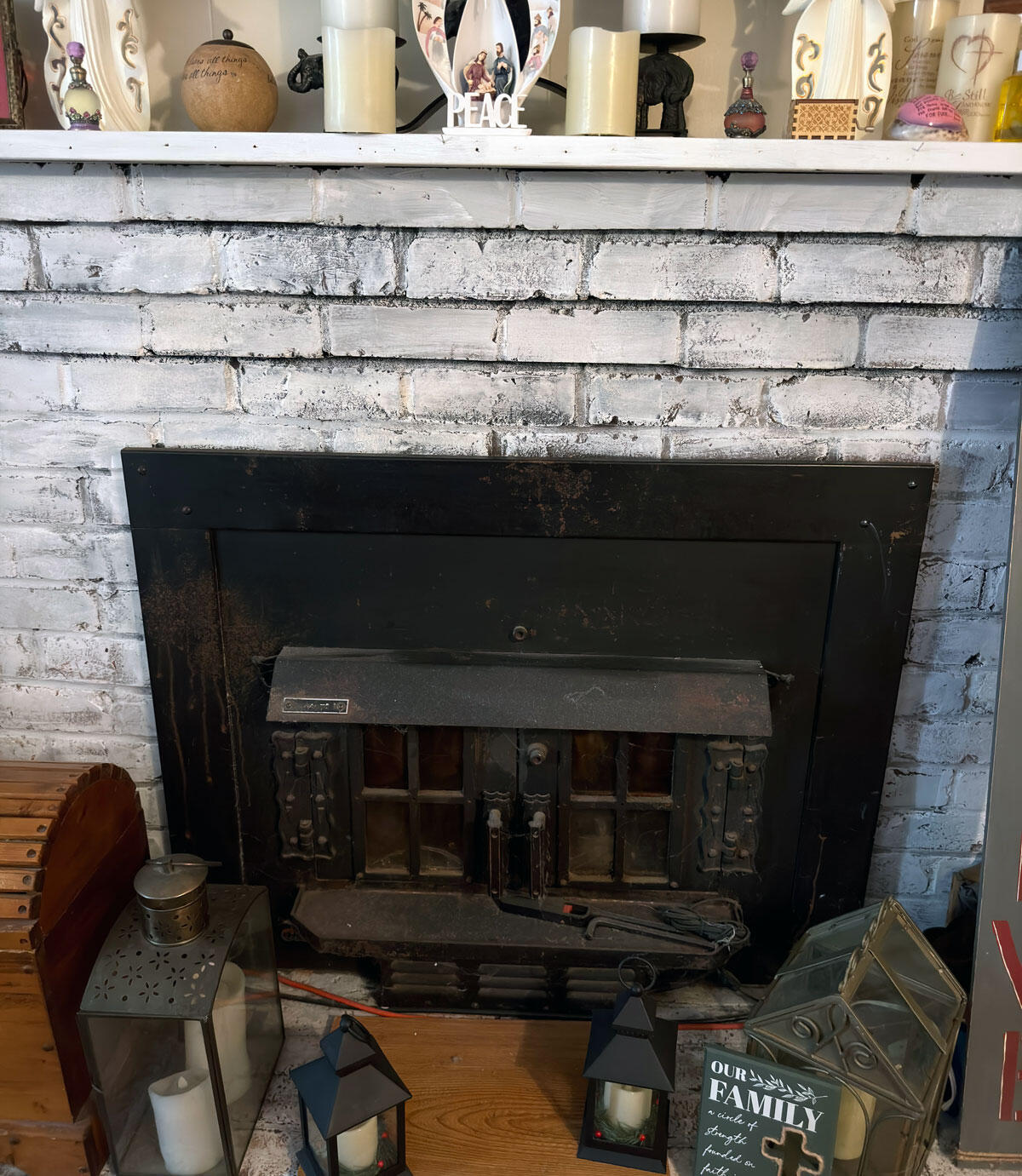 1100 Keene Road Nicholasville, KY 40356 - Photo 19 of 26 Downstairs-Fireplace-2
