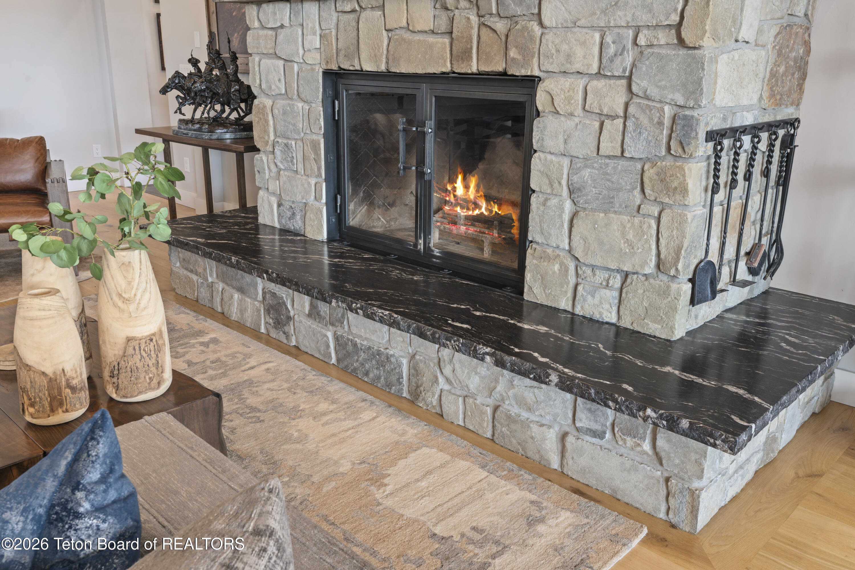 4599 Surprise Valley Road Tetonia, ID 83452 - Photo 16 of 60 Wood Burning Fireplace