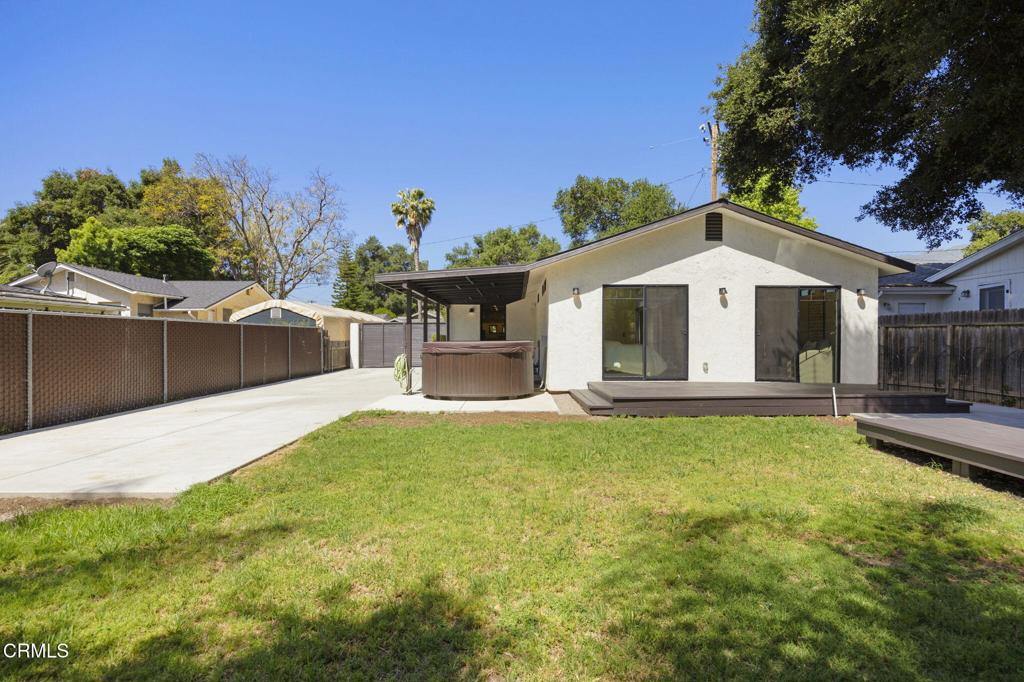 240 North Padre Juan Avenue Ojai, CA 93023 - Photo 30 of 50 a front view of a house with a yard