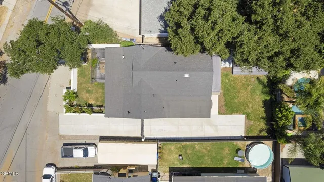 a view of a city with mountain