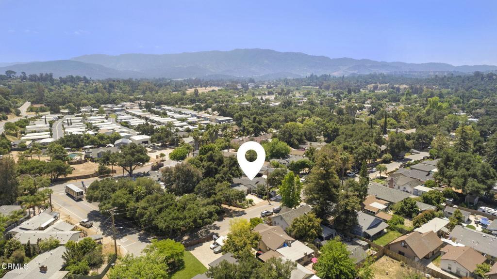 240 North Padre Juan Avenue Ojai, CA 93023 - Photo 45 of 50 a view of a city with mountain