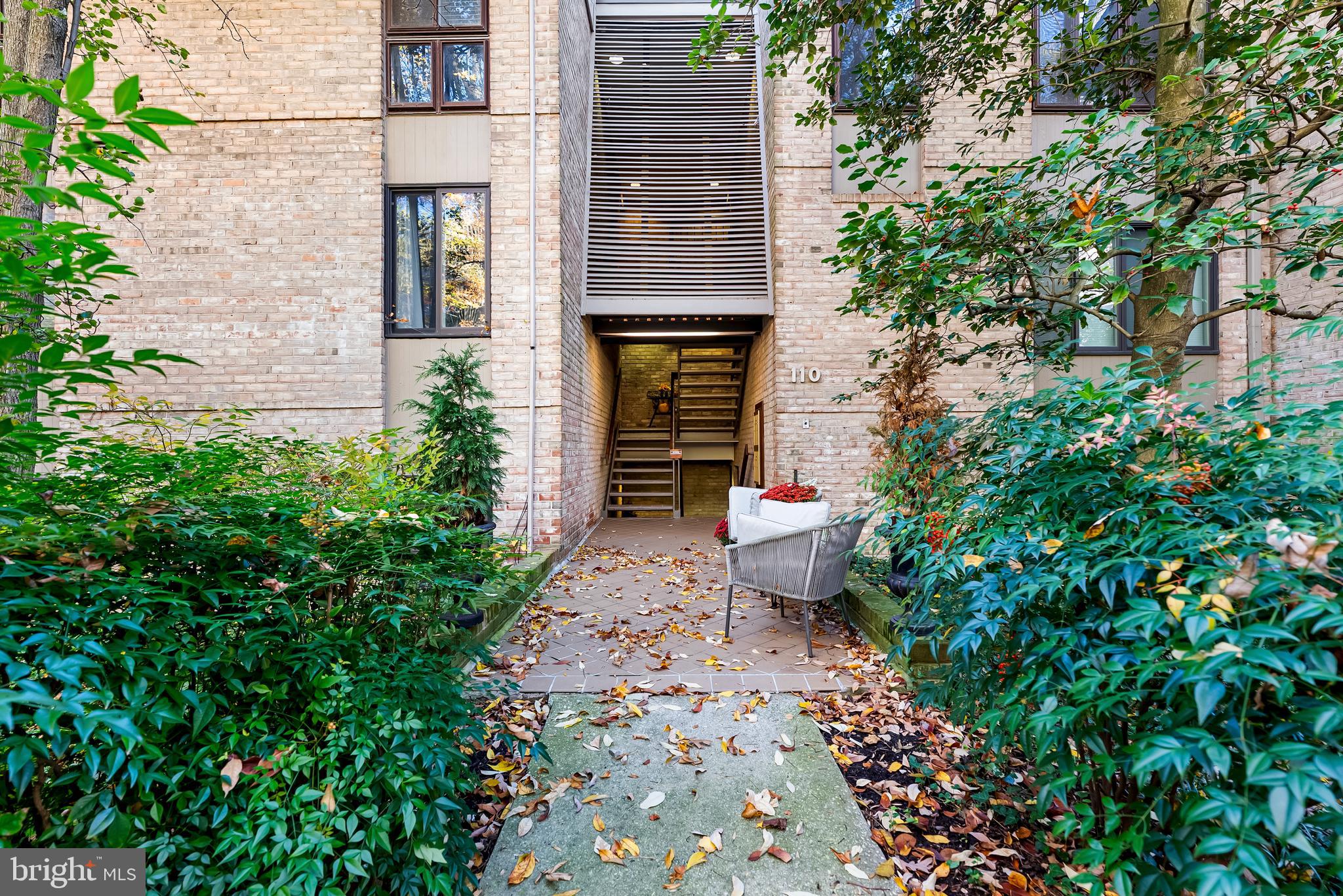 a view of a backyard with potted plants