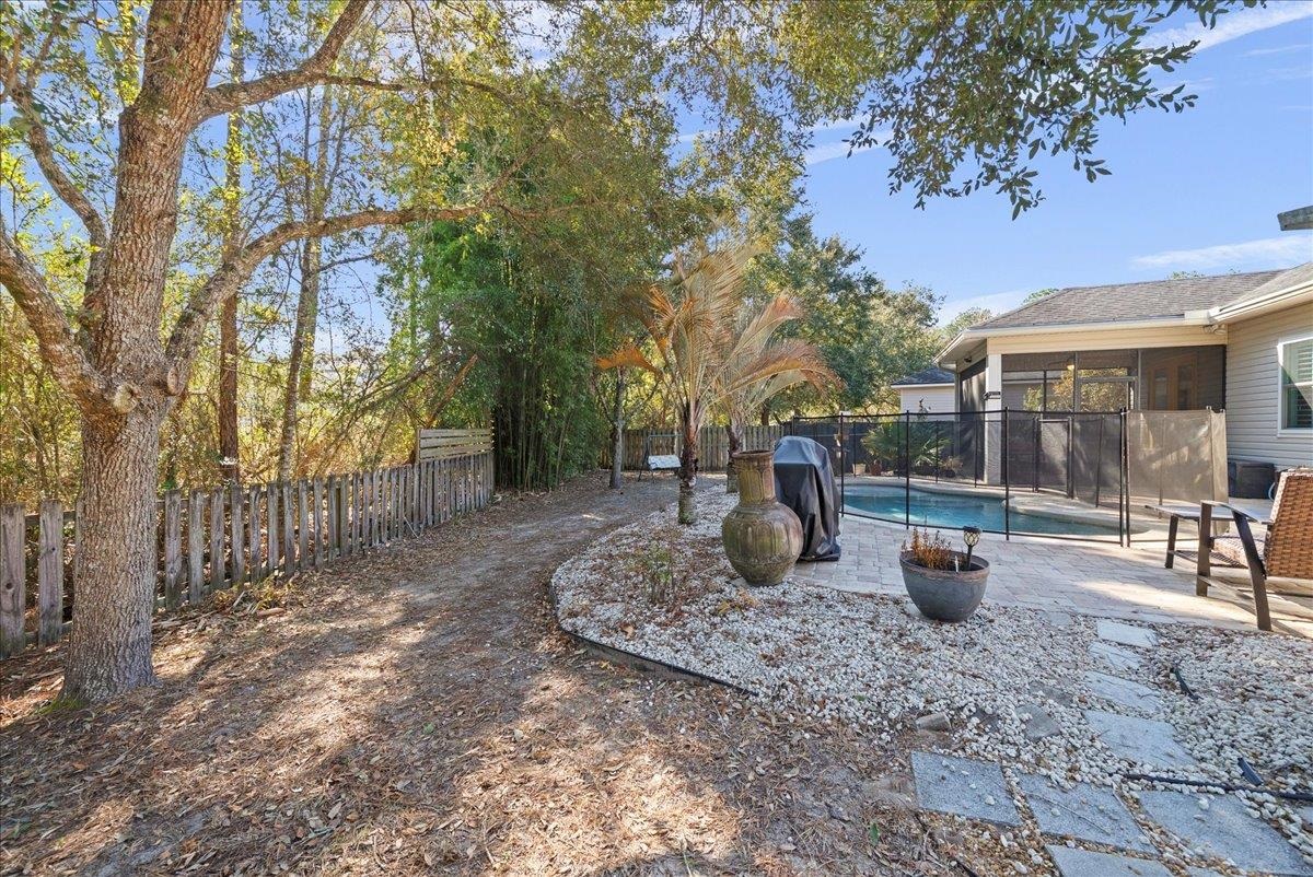 144 Litke Lane St. Augustine, FL 32086 - Photo 30 of 45 a view of a backyard with sitting area