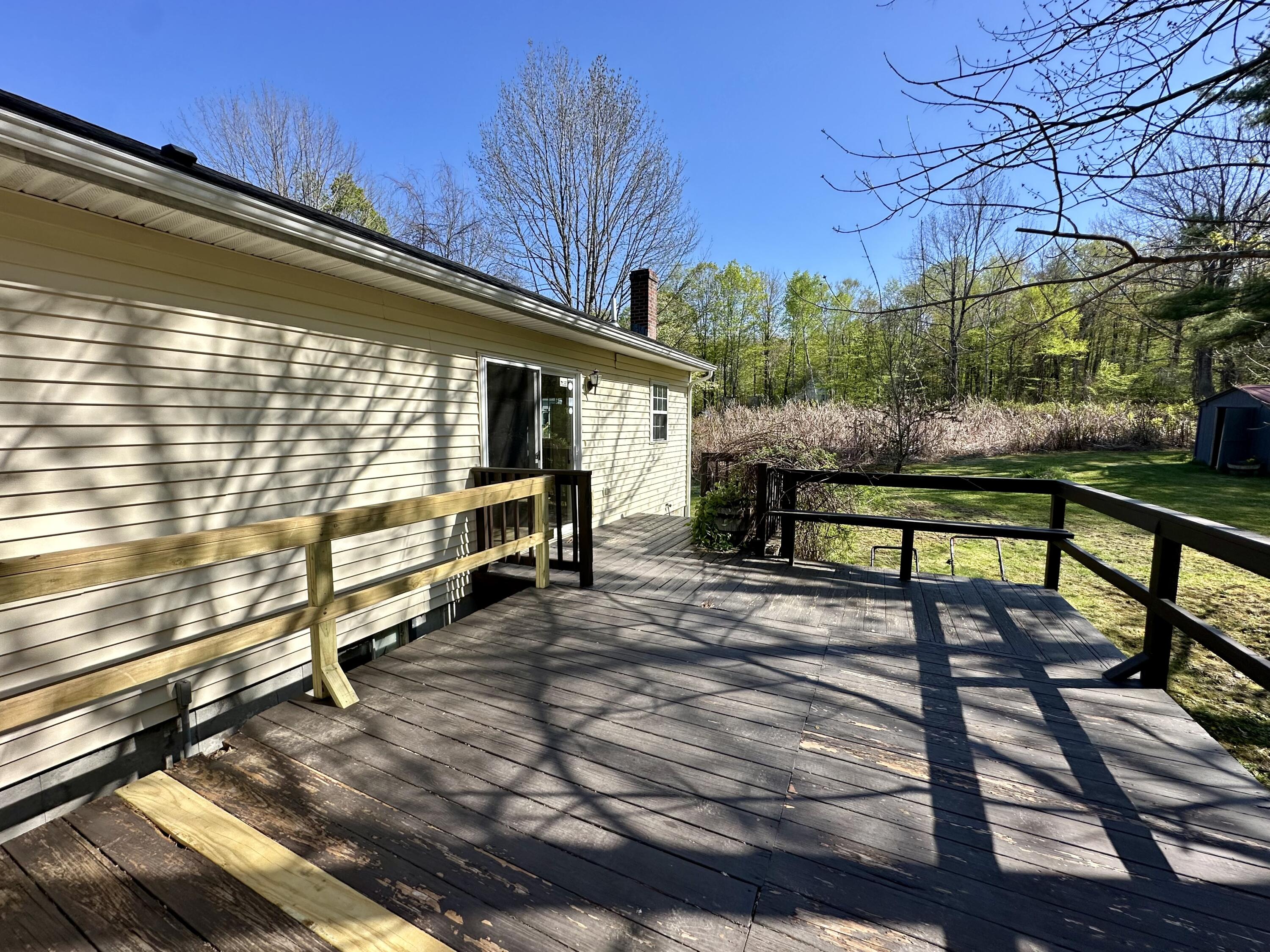 746 Post Road Bowdoinham, ME 04008 - Photo 23 of 33 Back Deck