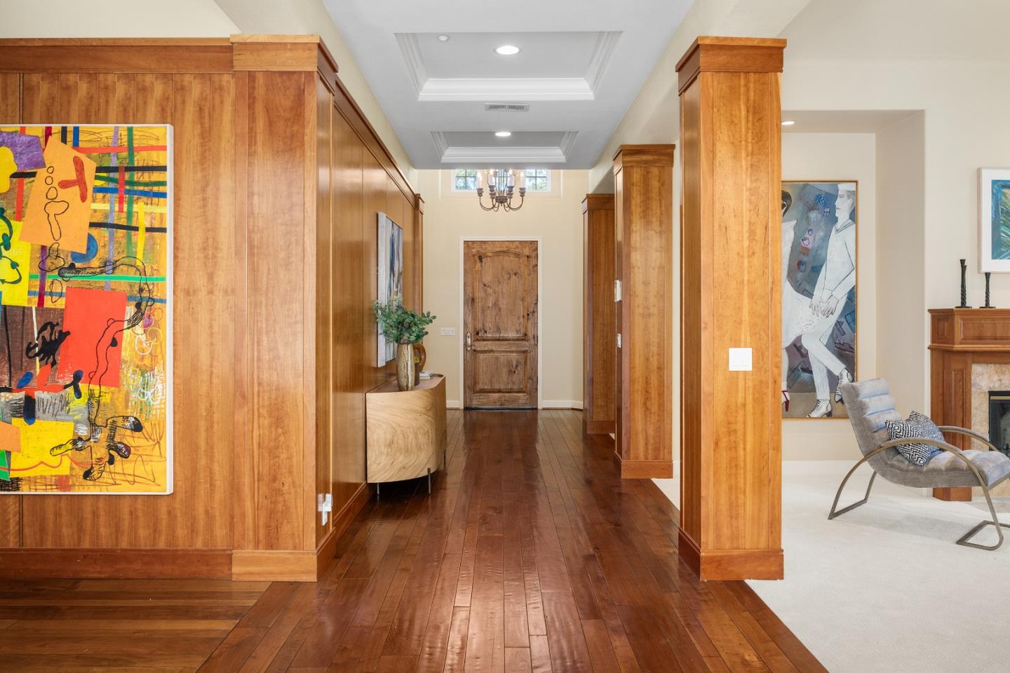 3918 Mainsail Place Soquel, CA 95073 - Photo 4 of 36 a view of a hallway with wooden floor and windows
