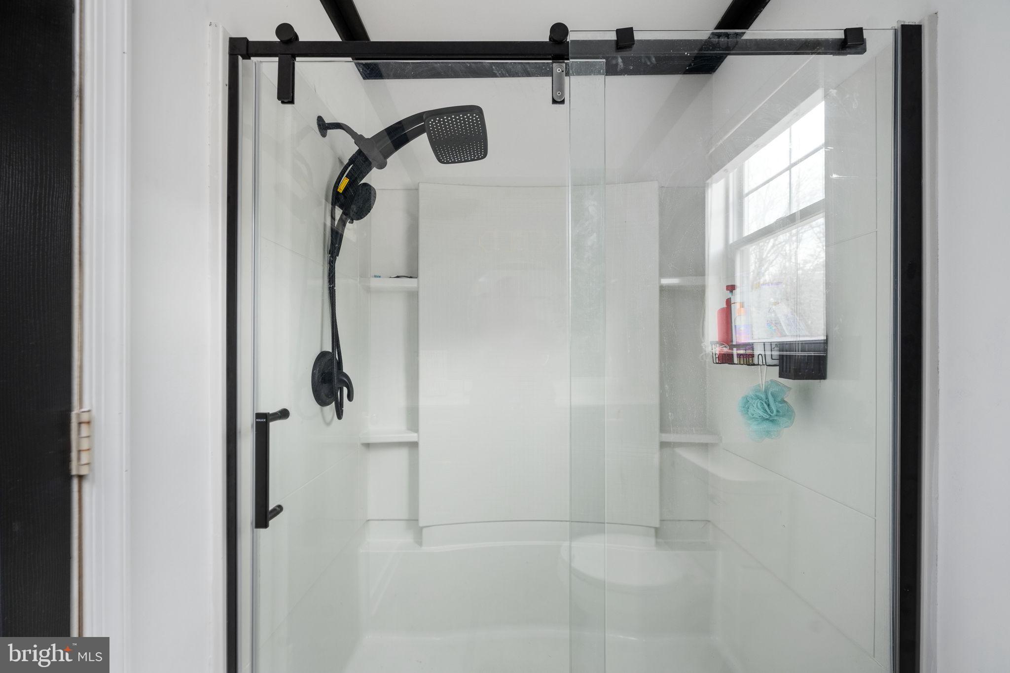 371 Greenbank Road Fredericksburg, VA 22406 - Photo 24 of 54 Sleek glass shower with modern fixtures.