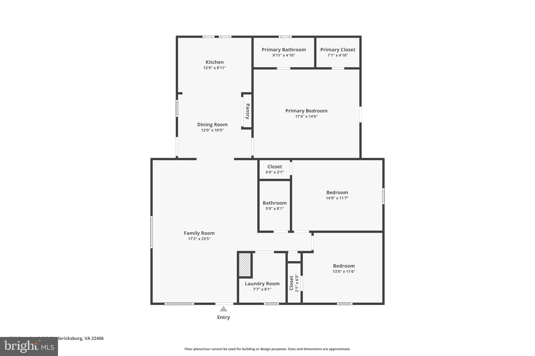 371 Greenbank Road Fredericksburg, VA 22406 - Photo 53 of 54 a picture of a floor plan