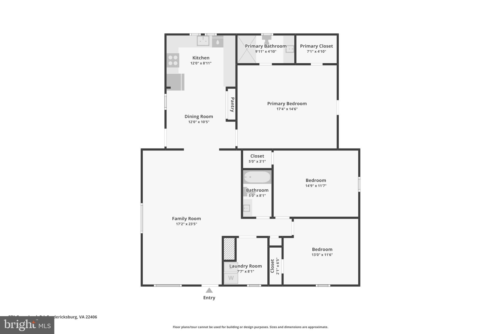 371 Greenbank Road Fredericksburg, VA 22406 - Photo 54 of 54 Spacious floor plan for modern living.