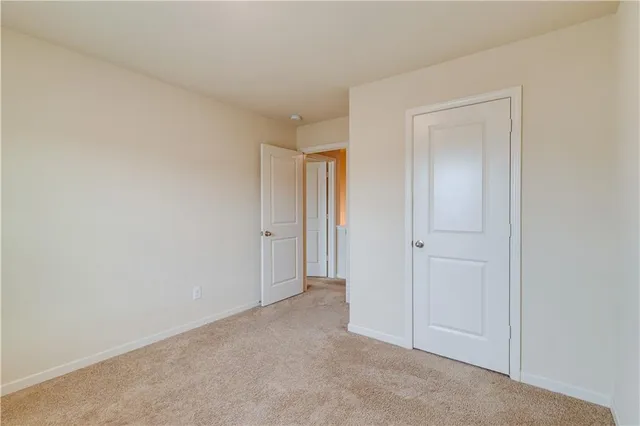 a view of an empty room