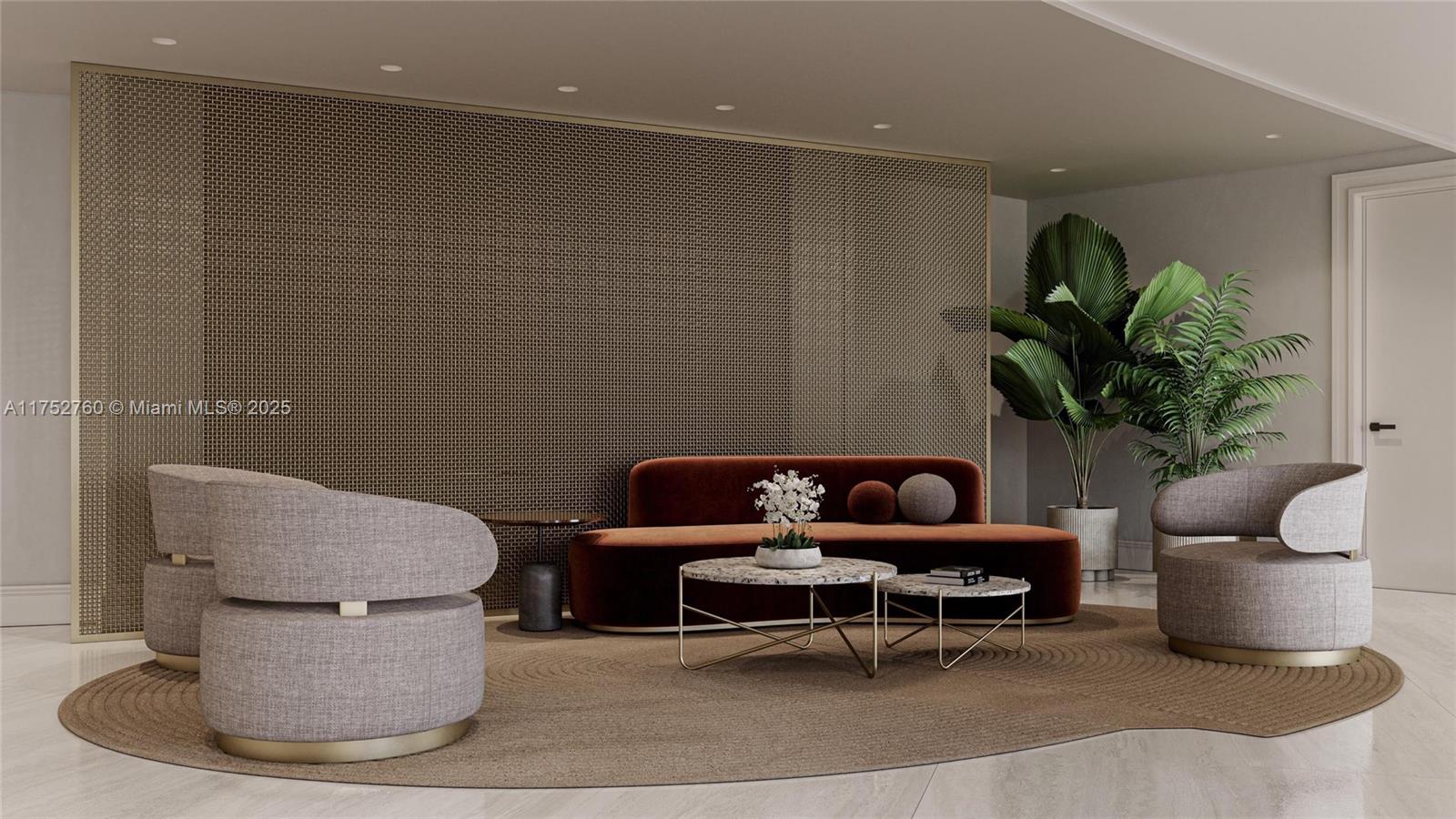 18911 Collins Avenue, Unit 1901 Sunny Isles Beach, FL 33160 - Photo 77 of 80 Lobby Renovation Rendering