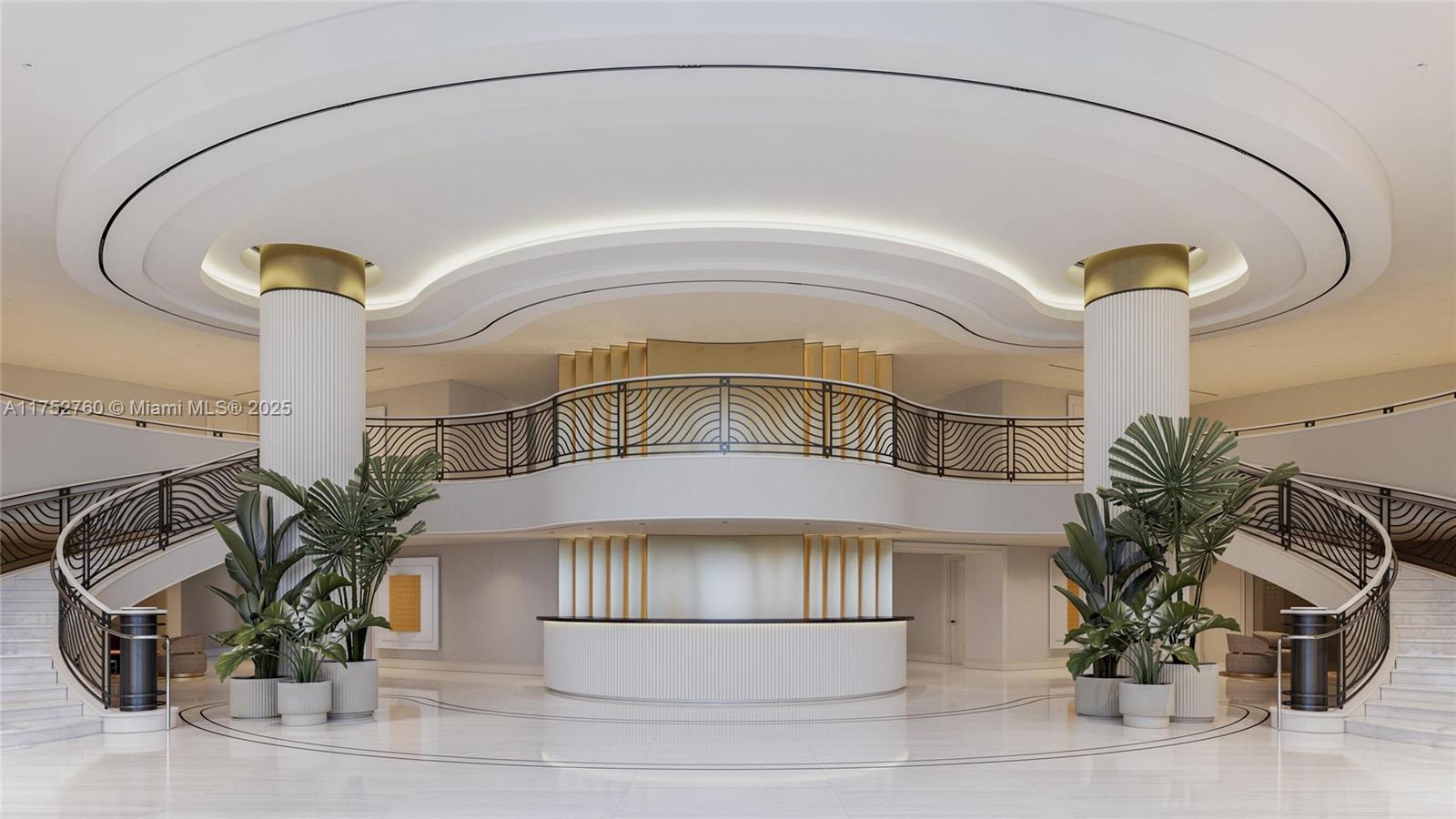 18911 Collins Avenue, Unit 1901 Sunny Isles Beach, FL 33160 - Photo 78 of 80 Lobby Renovation Rendering