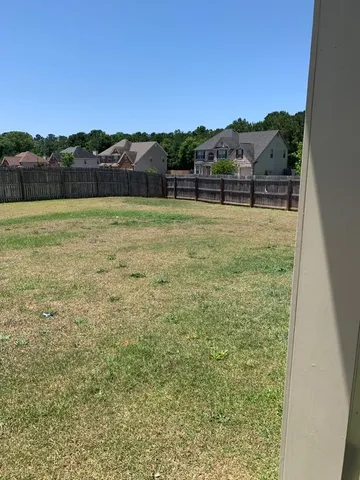 a view of a green field