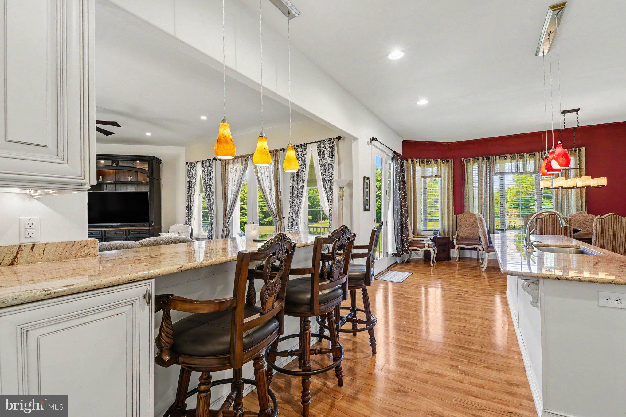 627 Dr Miller Road North East, MD 21901 - Photo 15 of 77 Peninsula with Seating and Island in Kitchen
