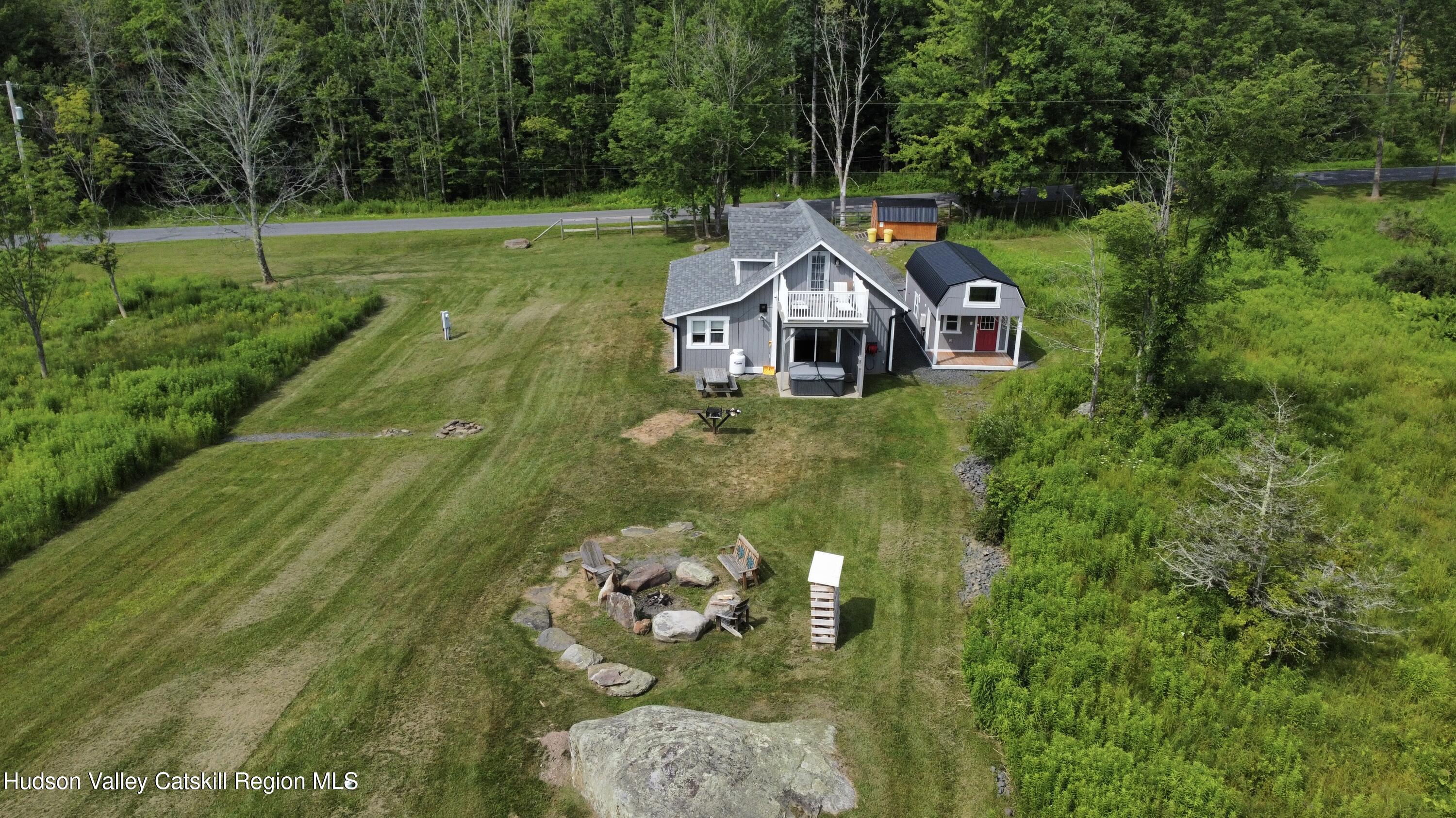 462 Dent Road Prattsville, NY 12468 - Photo 28 of 32 a house view with a garden space