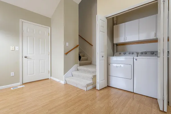 a view of a storage & utility room