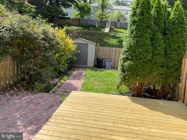 8333 Moline Place Springfield, VA 22153 - Photo 25 of 30 Backyard with large storage shed