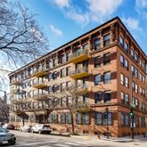 a front view of a building