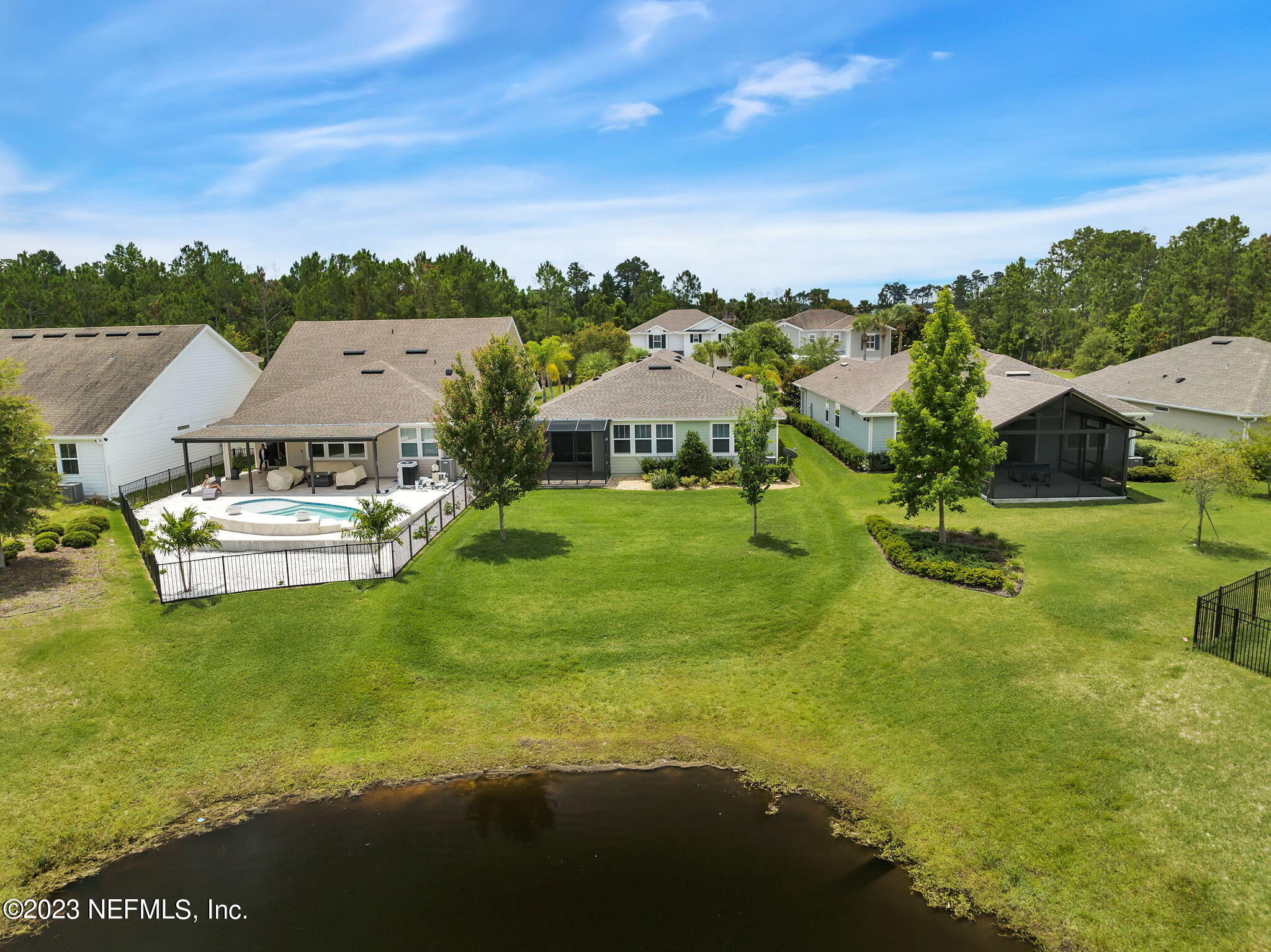 39 Lakefront Lane St. Augustine, FL 32095 - Photo 36 of 66 a view of a lake with houses
