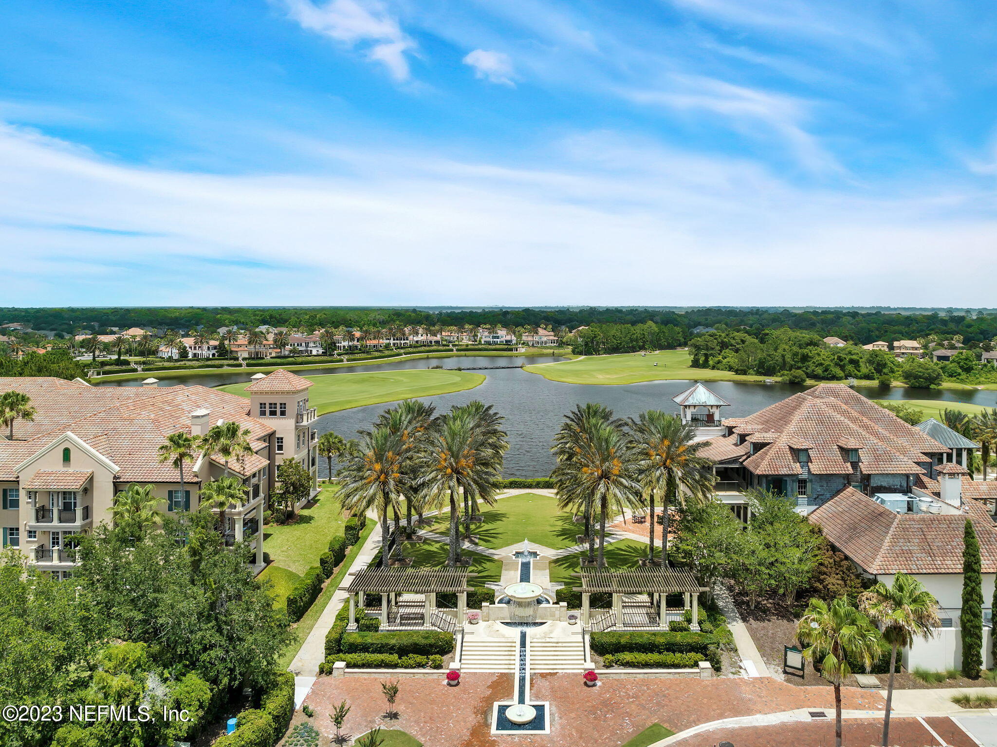 39 Lakefront Lane St. Augustine, FL 32095 - Photo 43 of 66 an aerial view of residential building with outdoor space and lake view