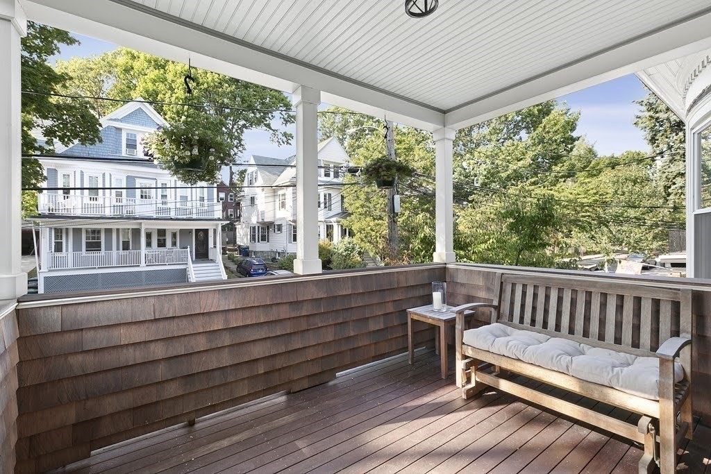 58 Liberty Avenue, Unit 2 Somerville, MA 02144 - Photo 21 of 22 a view of a two chairs in the balcony