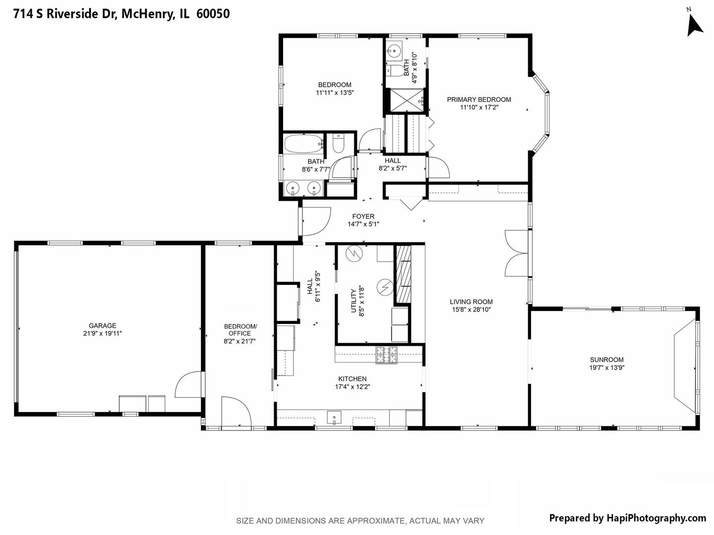 714 South Riverside Drive McHenry, IL 60050 - Photo 49 of 49 a picture of a room