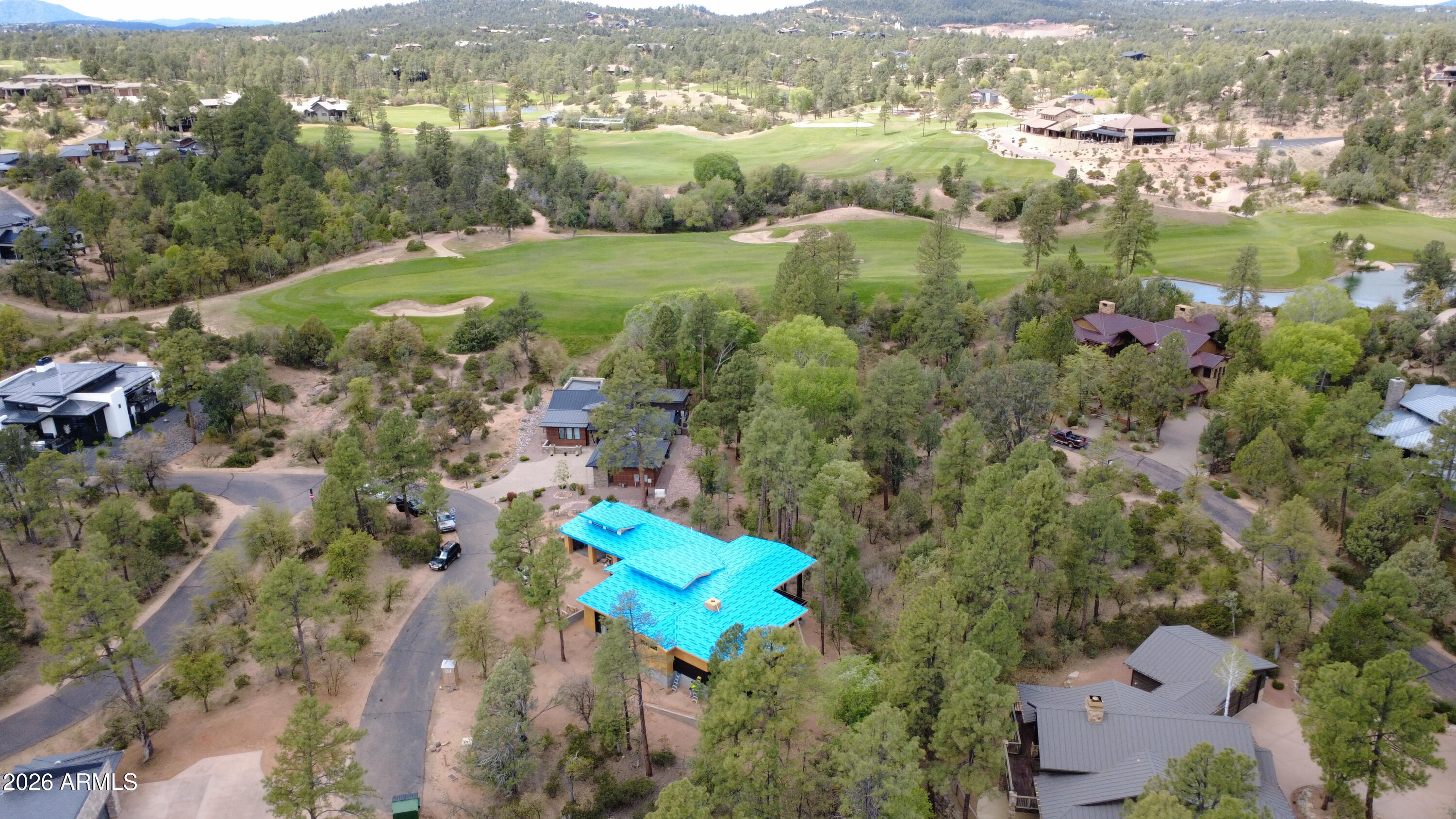 3002 East Game Trail Payson, AZ 85541 - Photo 4 of 10 an aerial view of lake residential house with outdoor space and trees