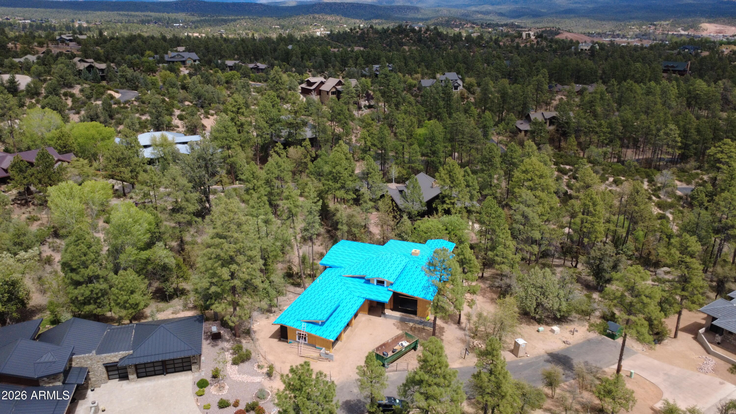 3002 East Game Trail Payson, AZ 85541 - Photo 6 of 10 an aerial view of a house with a yard