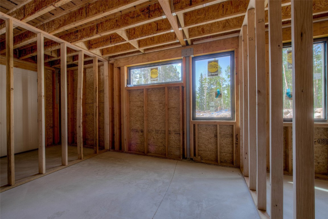 472 Vots Drive Fairplay, CO 80440 - Photo 26 of 40 a view of an empty room with wooden walls