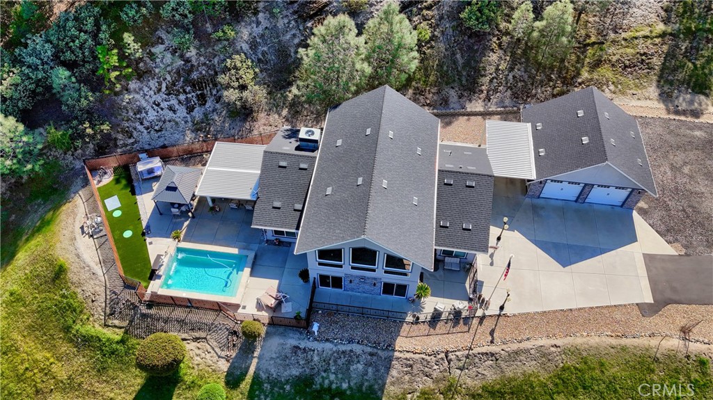 42038 Empty Creek Road Oakhurst, CA 93644 - Photo 55 of 66 aerial shot showing homesite area