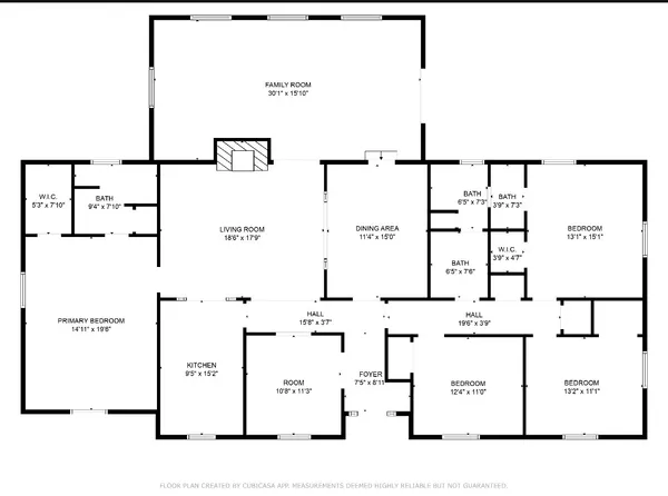 a picture of a floor plan