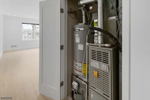 a view of balcony with wooden floor