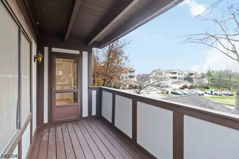 a view of a city from a balcony