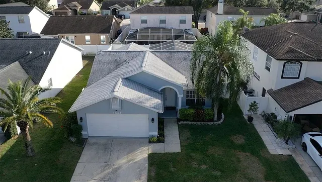 a view of a street with an outdoor space