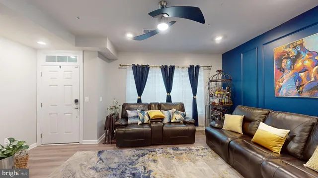 a bedroom with furniture and a couch