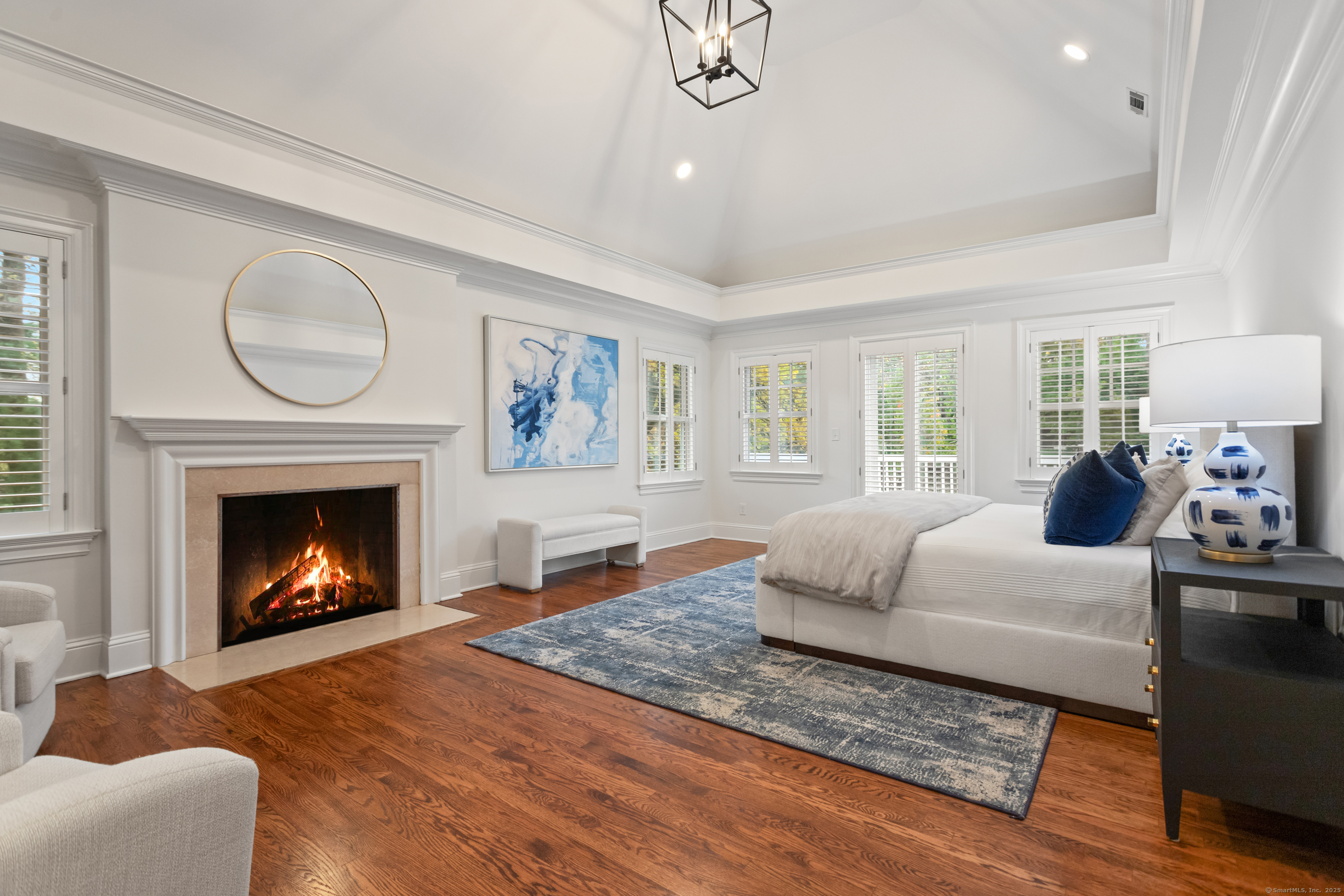 123 Greens Farms Road Westport, CT 06880 - Photo 19 of 40 a living room with furniture and a fireplace