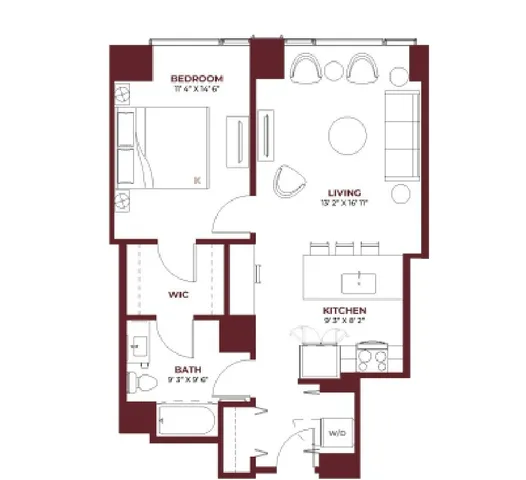 a picture of a bench in a bathroom