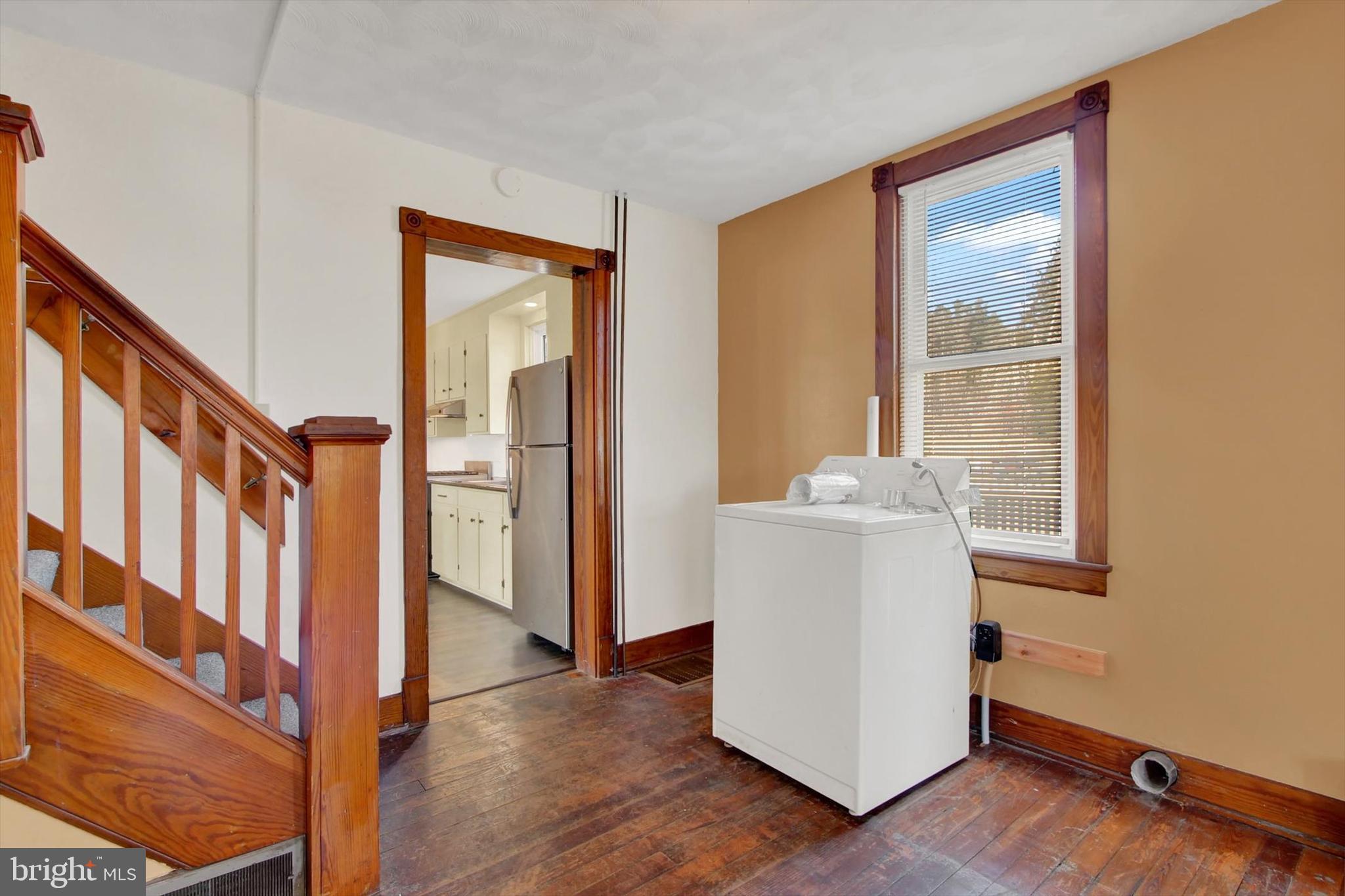 367 High Street Orrtanna, PA 17353 - Photo 8 of 26 a view of an entryway with wooden floor and door