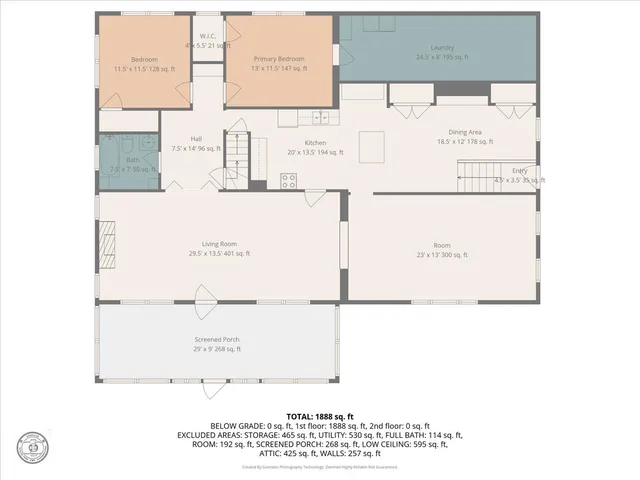 a picture of a room with a floor plan